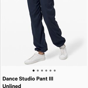 Lululemon unlined Dance Studio Pant, 8 Reg